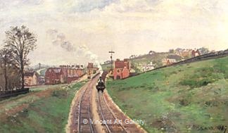Lordship Lane Station by Camille  Pissarro