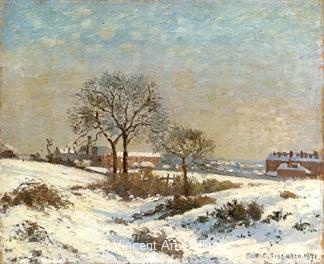 Landscape under Snow, Upper Norwood by Camille  Pissarro