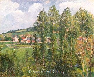 Gisors, New Section by Camille  Pissarro