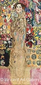 Portrait of a Lady by Gustav  Klimt
