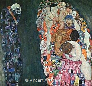 Death and Life by Gustav  Klimt