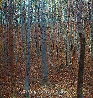 Beech Forest I by Gustav  Klimt