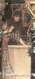 Ancient Greee II (Girl from Tanagra) by Gustav  Klimt