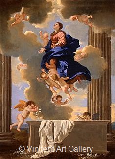 The Assumption of the Virgin by Nicolas  Poussin