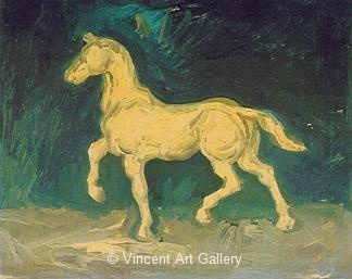 Plaster Statuette of a Horse by Vincent van Gogh