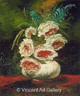 Vase with Peonies by Vincent van Gogh