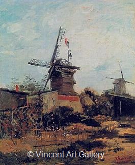 Le Moulin de Blute-Fin by Vincent van Gogh