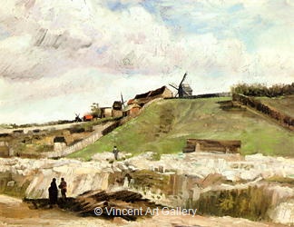 Montmartre : Quarry, the Mills by Vincent van Gogh