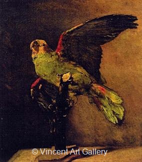 The Green Parrot by Vincent van Gogh