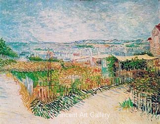 Vegetable Gardens at Montmartre by Vincent van Gogh