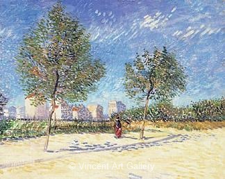 On the Outskirts of Paris by Vincent van Gogh