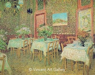 Interior of a Restaurant by Vincent van Gogh