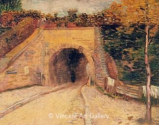 Roadway with Underpass (The Viaduct) by Vincent van Gogh