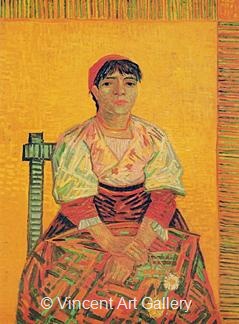The Italian Woman by Vincent van Gogh