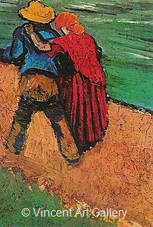 Two Lovers (Fragment) by Vincent van Gogh
