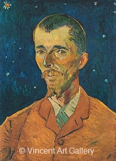 Portrait of Eugene Boch by Vincent van Gogh