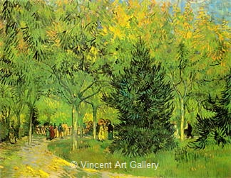 A Lane in the Public Garden at Arles by Vincent van Gogh