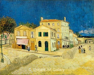 Vincent's House in Arles, ( the Yellow House) by Vincent van Gogh