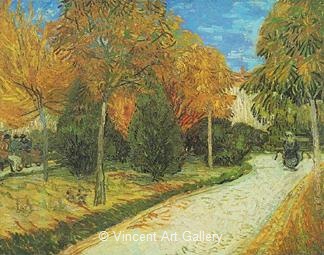 Lane in the Public Park at Arles by Vincent van Gogh