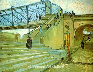 The Trinquetaille Bridge by Vincent van Gogh