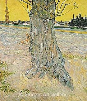Trunk of an Old Yew Tree by Vincent van Gogh