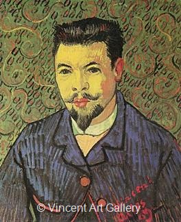 Portrait of Doctor Felix Rey by Vincent van Gogh