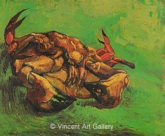 Crab on its Back by Vincent van Gogh