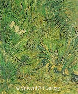 Two White Butterflies by Vincent van Gogh