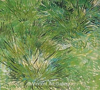Clumps of Grass by Vincent van Gogh