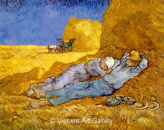Noon: Rest from Work (after Millet) by Vincent van Gogh