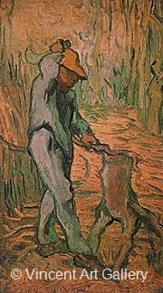 The Woodcutter (after Millet) by Vincent van Gogh