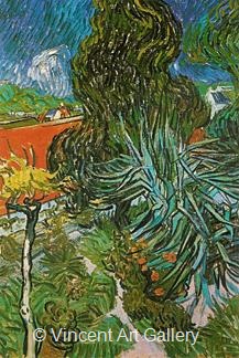 Doctor Gachet's Garden in Auvers by Vincent van Gogh