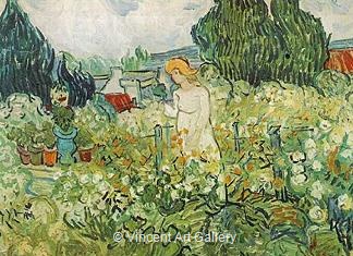 Marguerite Gachet in the Garden by Vincent van Gogh