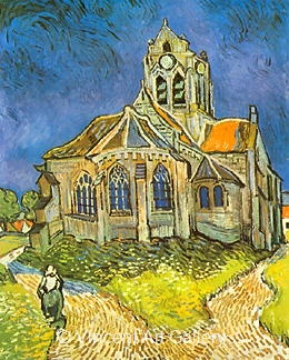 The Church at Auvers by Vincent van Gogh