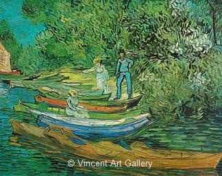 Bank of the Oise at Auvers by Vincent van Gogh