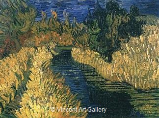 The Little Stream by Vincent van Gogh