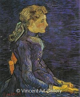 Portrait of Adeline Ravoux by Vincent van Gogh