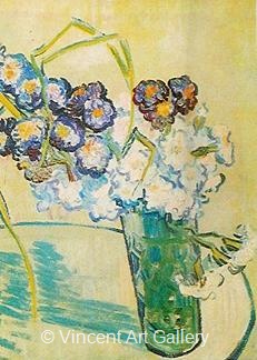 Still Life, Glass with Carnations by Vincent van Gogh