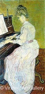 Marguerite Gachet at the Piano by Vincent van Gogh