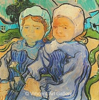 Two Children by Vincent van Gogh