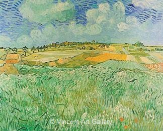 Plain Near Auvers by Vincent van Gogh