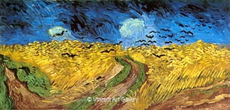 Wheat Field with Crows by Vincent van Gogh