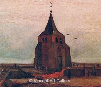 The Old Church Tower at Nuenen by Vincent van Gogh