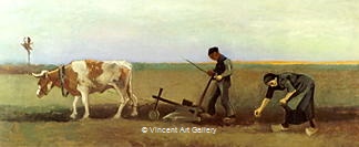 Potato Planting by Vincent van Gogh