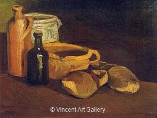 Still Life with Clogs and Pots by Vincent van Gogh