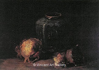 Still Life with Ginger and Onions by Vincent van Gogh