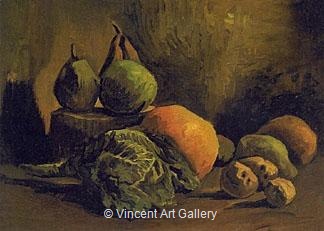 Still Life with Vegetables and Fruit by Vincent van Gogh
